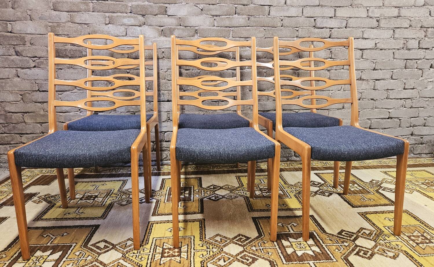 6 Scandinavian chairs 1960