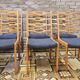 6 chaises scandinaves 1960