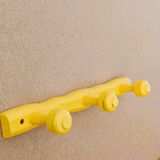 Wooden coat rack with 3 hooks