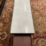 Louis XVI style coffee table in Carrara marble