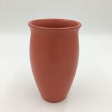 Vase en céramique orange