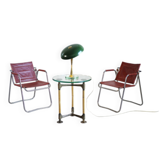 Paire de fauteuils Tubauto Jacques Hitier/Tubauto France 1950