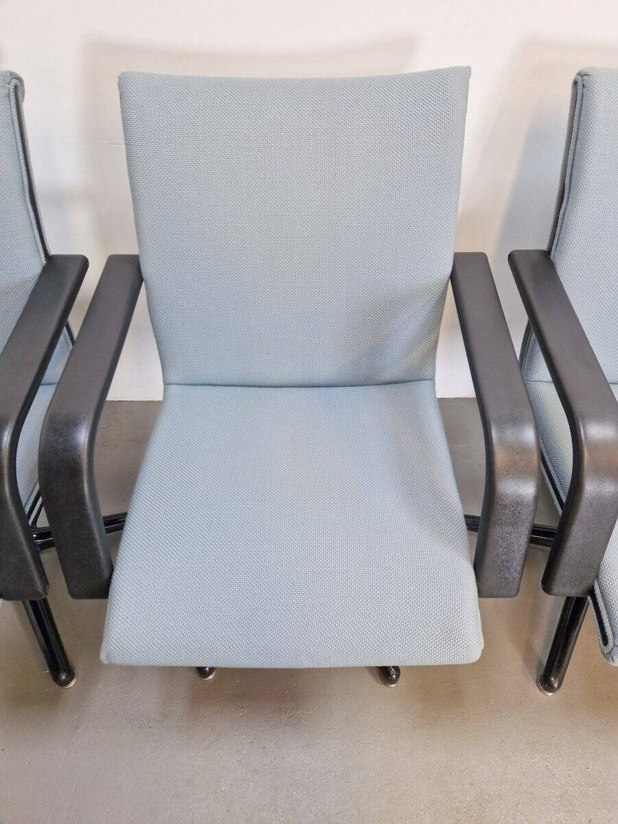Vintage Michigan Office Chairs by Geoffrey Harcourt for Artifort, 1980s, Set of 6
