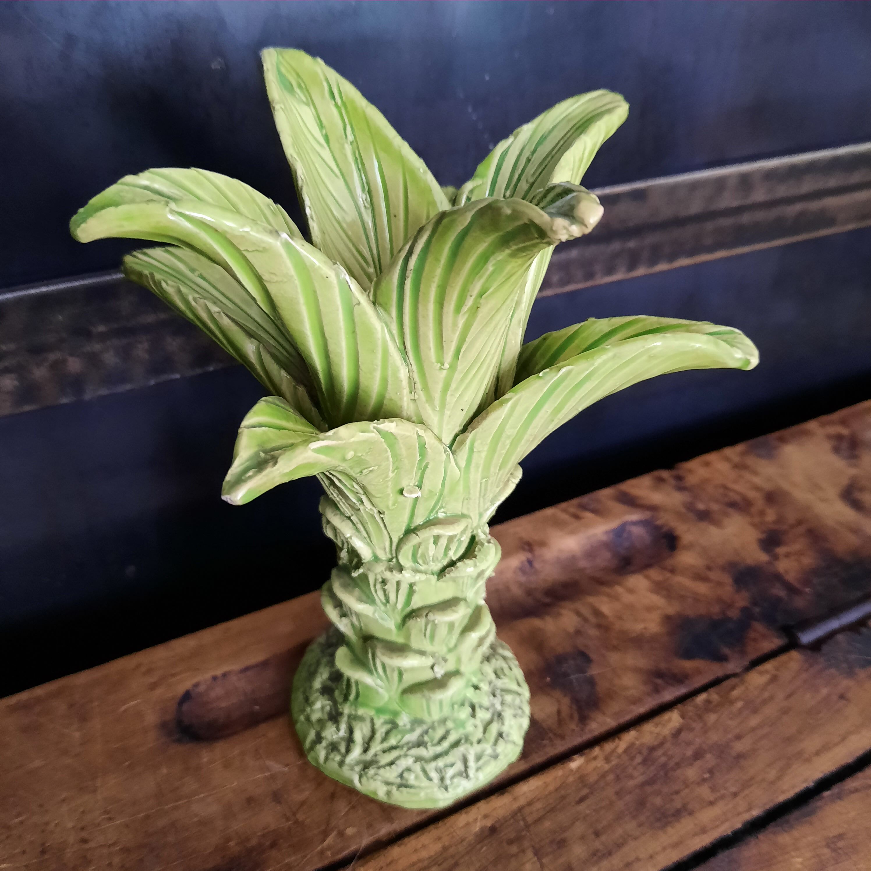 Bougeoir palmier vert Jean Roger Paris