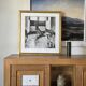 original vintage silver print "wolves"
