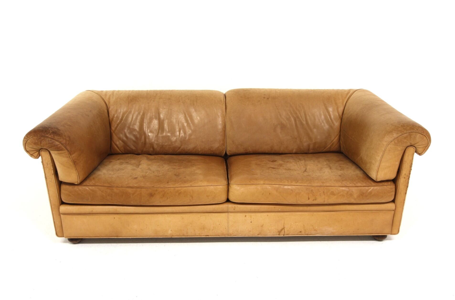Scandinavian leather sofa "Reton", DUX, Sweden, 1960