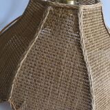 Rattan flower suspension