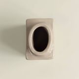 Cuubik small opal vase