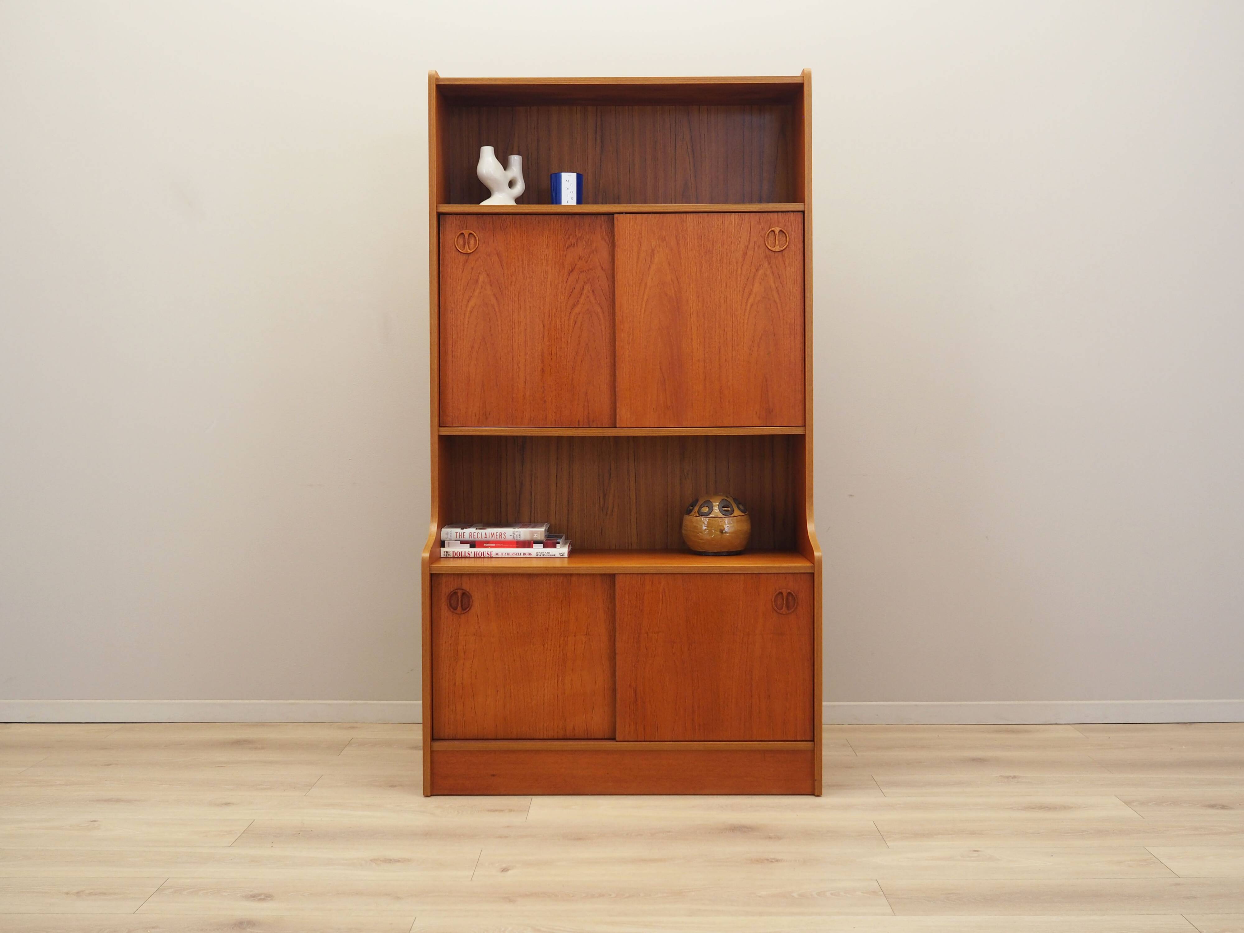 Teak bookcase, Danish design, 1960s, production: Denmark