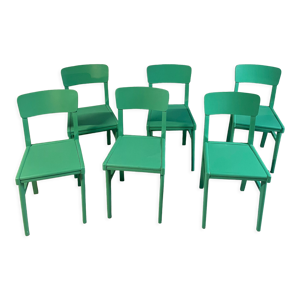 6 chaises bistrot luterma