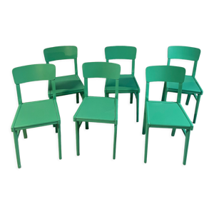 6 chaises bistrot Luterma