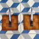 2 patères vintage