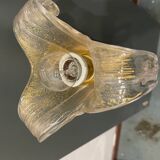 Venetian Murano Glass Brass Sconces Set of 2 1960’s