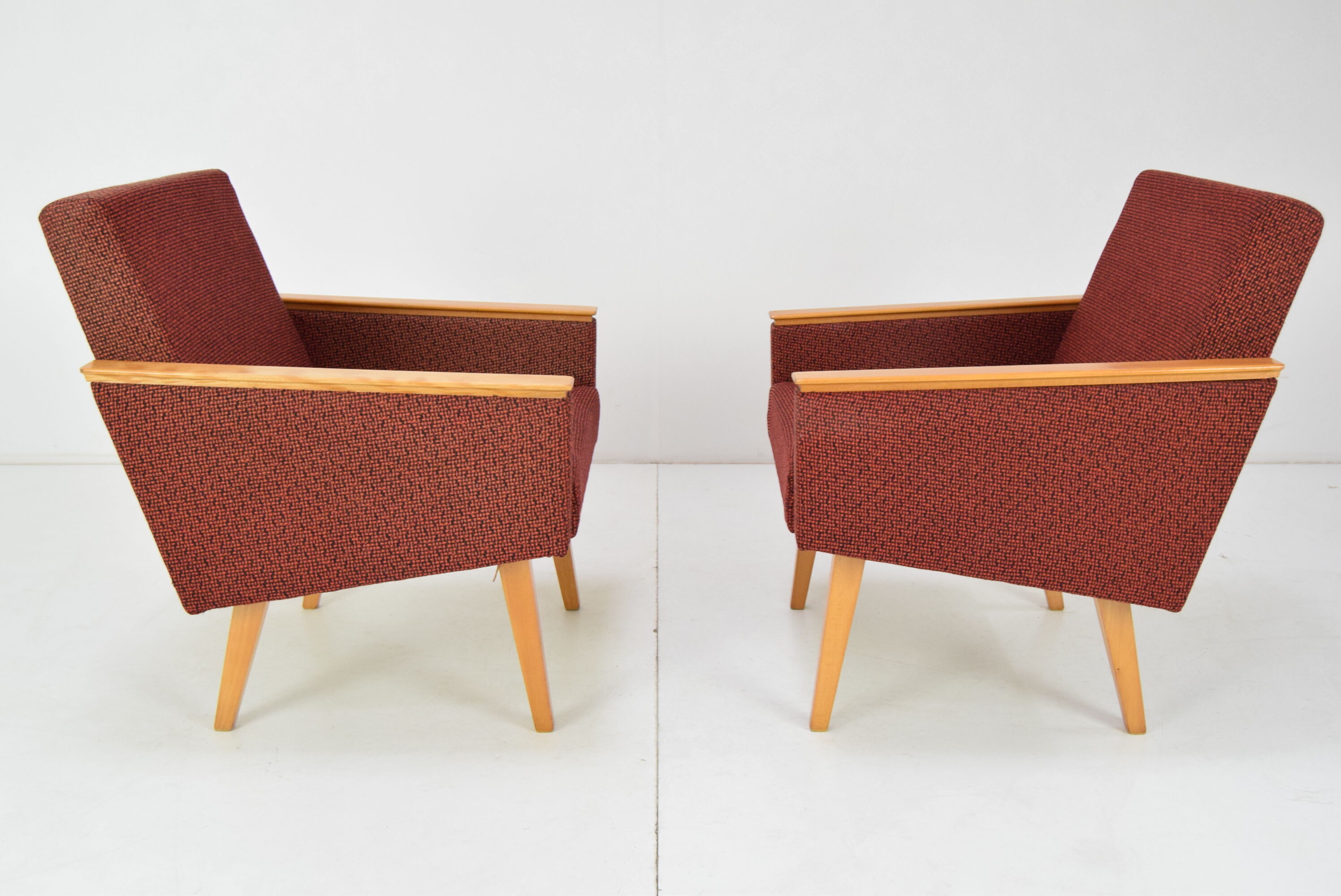 Pair of Mid-century Design Armchairs,1960's.