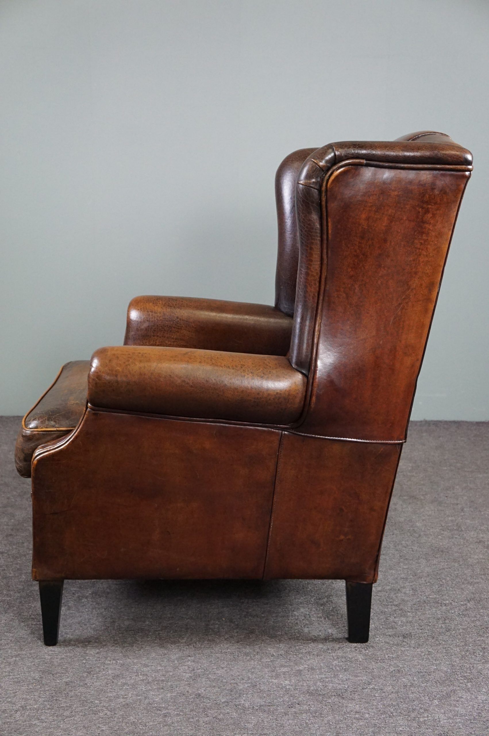 Sheepskin armchair