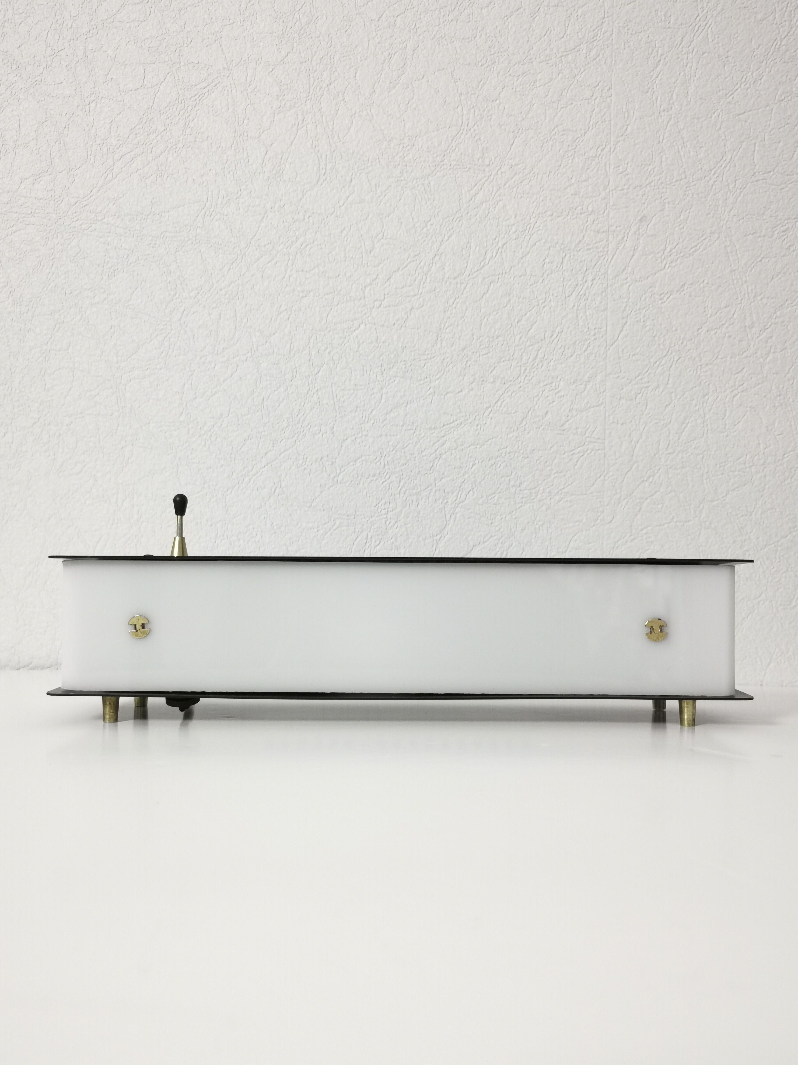 Arlus House metal plexiglass horizontal lamp, France, 1960