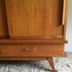 Compas feet and sliding doors cabinet - 1950s