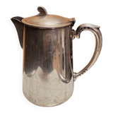 Théière, cafetière en métal argenté