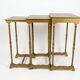 Set of 3 nesting tables – Golden finish