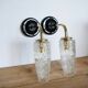 Pair of tulip wall lights