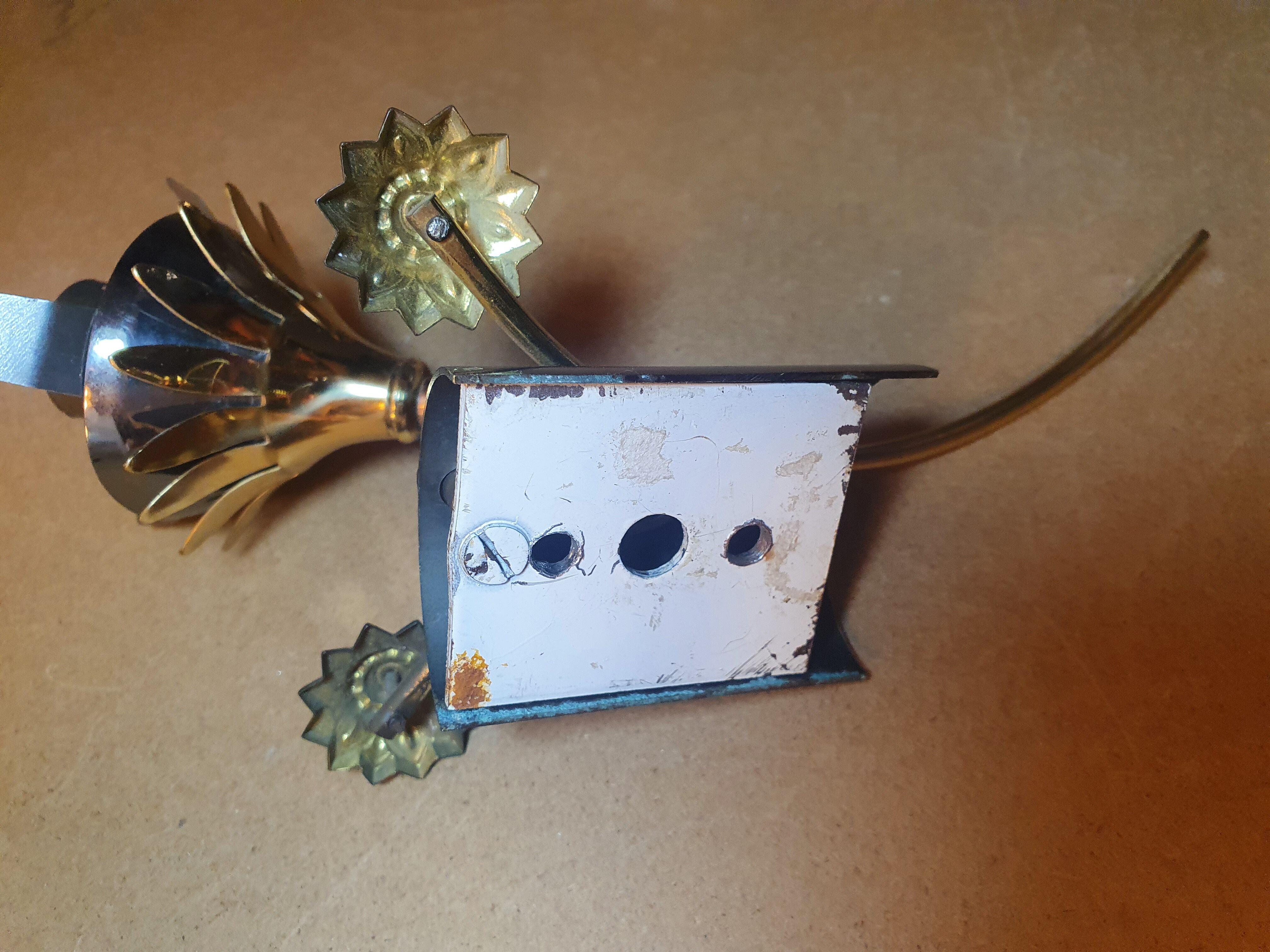 Paire d'appliques vintage Maison Arlus