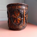Rattan plant pot