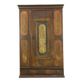 Painted folk art bridal wardrobe