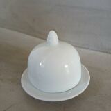 Beurrier individuel en porcelaine