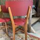 Set 4 chairs vintage bistro year 50/60