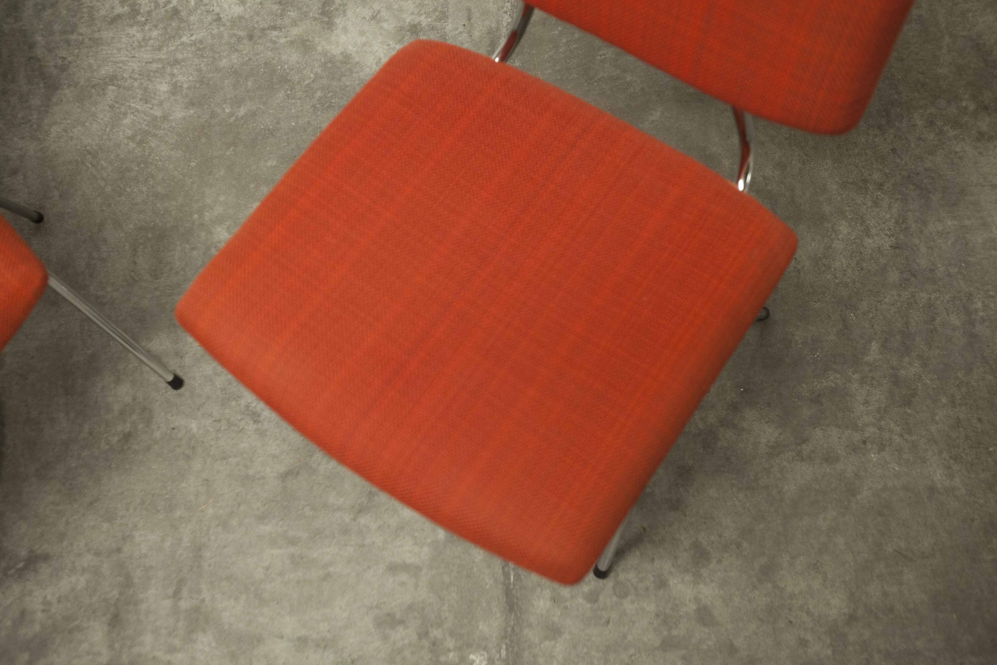 Pair of compass model chairs by Pierre Guariche for Les Huchers-Minvielle France 1955