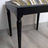 Vintage rectangular piano stool
