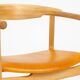 Fauteuil PP208 de Hans Wegner pour PP Møbler (Danemark, années 1970).