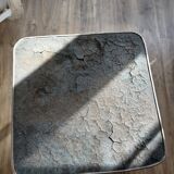Old vintage shoe shine stool