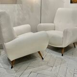 Pair of Italian armchairs from the 1950s