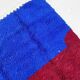 Burgundy, blue, young rug Handmade wool size 250cmx150cm