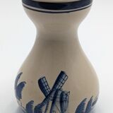 Blue ceramic vase