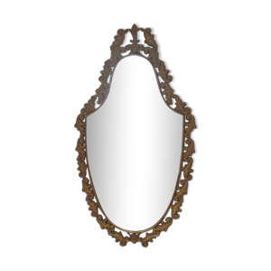 miroir baroque en laiton,