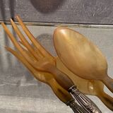 Louis XVI style silver handled salad service