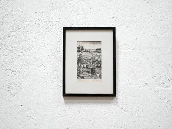 Lithographie signée Paul Petit