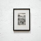 Lithograph signed Paul Petit