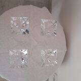 Set of crystal stemware