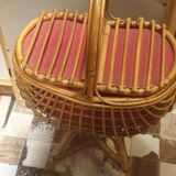 Sixties rattan worker