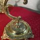 pair of chiselled bronze lamps, bedside, bedroom, new lampshade 38x15, electric ok