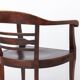 Vintage 1930s Wooden Armchair | Solid Beech | German Art Deco Chair