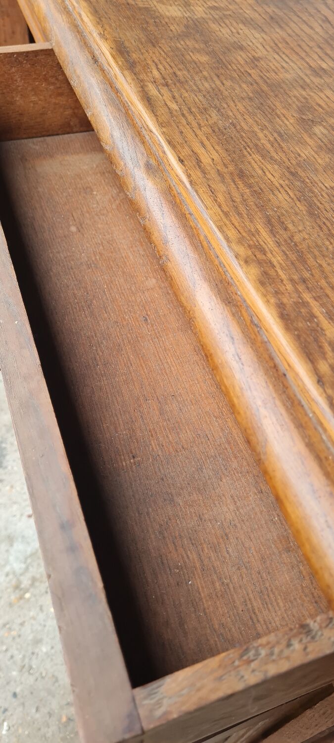 Oak art deco sideboard