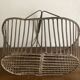 Country wrought iron harvest basket 1930