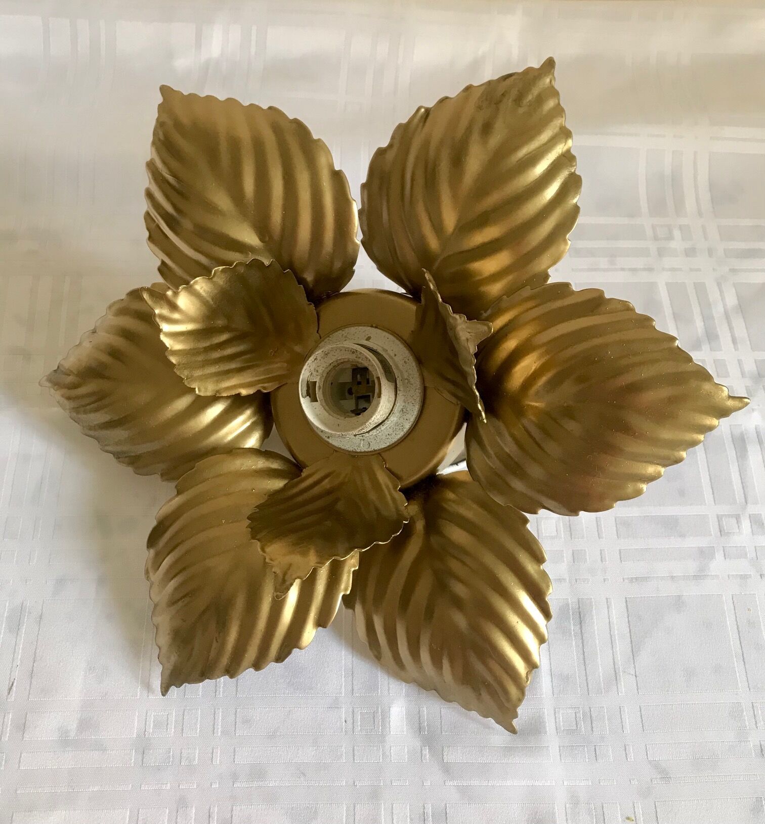 Masca golden flower wall lamp