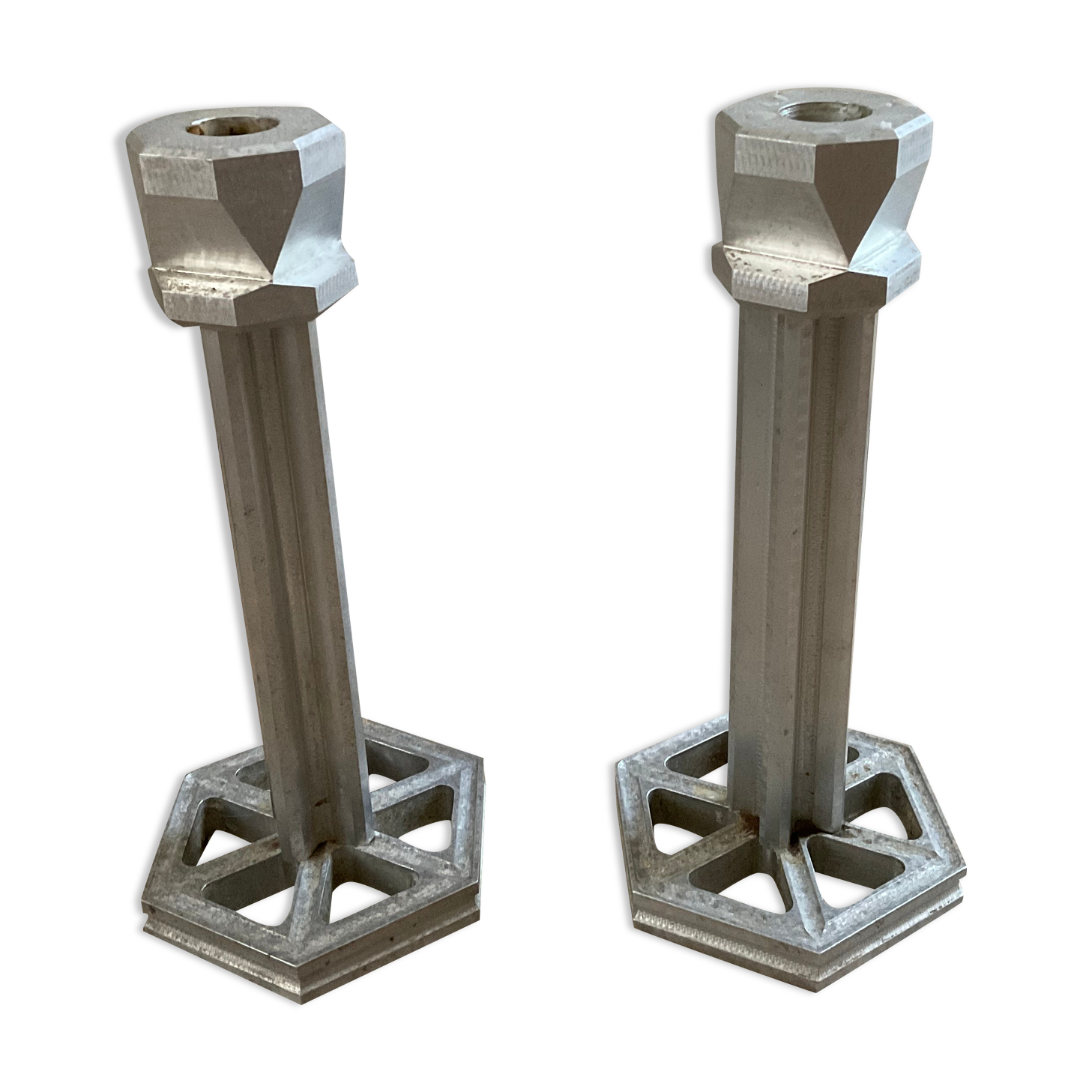 Pair candle holders