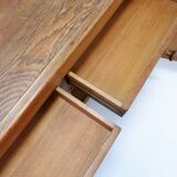 Buffet de style campagnard 2 portes et 2 tiroirs, années 1960