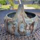 Empty pocket basket in denbac stoneware green blue brown office table dressing table decoration